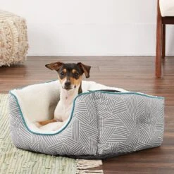 Frisco 27 Frisco Square Deep Bolster Cat & Dog Bed