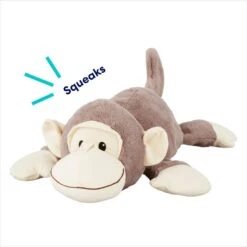 Frisco Monkey Plush Squeaky Dog Toy -Frisco 147043 PT2. AC SS1800 V1686580081