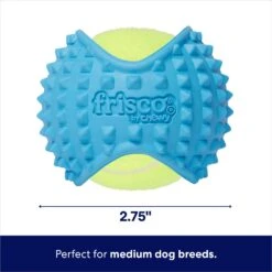 Frisco Fetch Squeaky Tennis Ball With Rubber Sleeve Dog Toy -Frisco 152844 PT1. AC SS1800 V1691776641