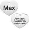 Frisco Personalized Dog & Cat ID Tag, Heart -Frisco 153006 MAIN. AC SS1800 V1619702576