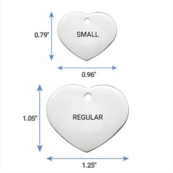 Frisco Personalized Dog & Cat ID Tag, Heart -Frisco 153006 PT6. AC SS1800 V1541090218