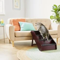 Frisco Deluxe Foldable Wooden Carpeted Cat & Dog Stairs 8 Frisco Deluxe Foldable Wooden Carpeted Cat & Dog Stairs -Frisco 156781 PT1. AC SS1800 V1569621456