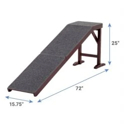 Frisco Deluxe Wooden Carpeted Cat & Dog Ramp -Frisco 156784 PT1. AC SS1800 V1614094338