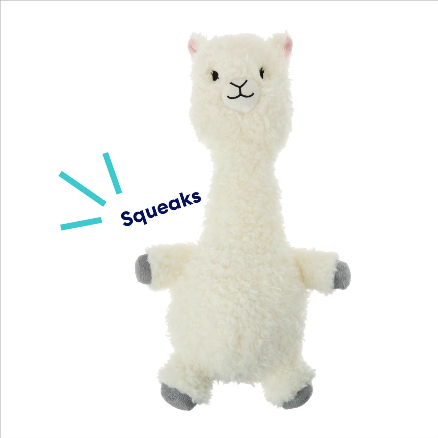 Frisco Llama Bobberz Plush Squeaky Dog Toy 5 Frisco Llama Bobberz Plush Squeaky Dog Toy - Image 3