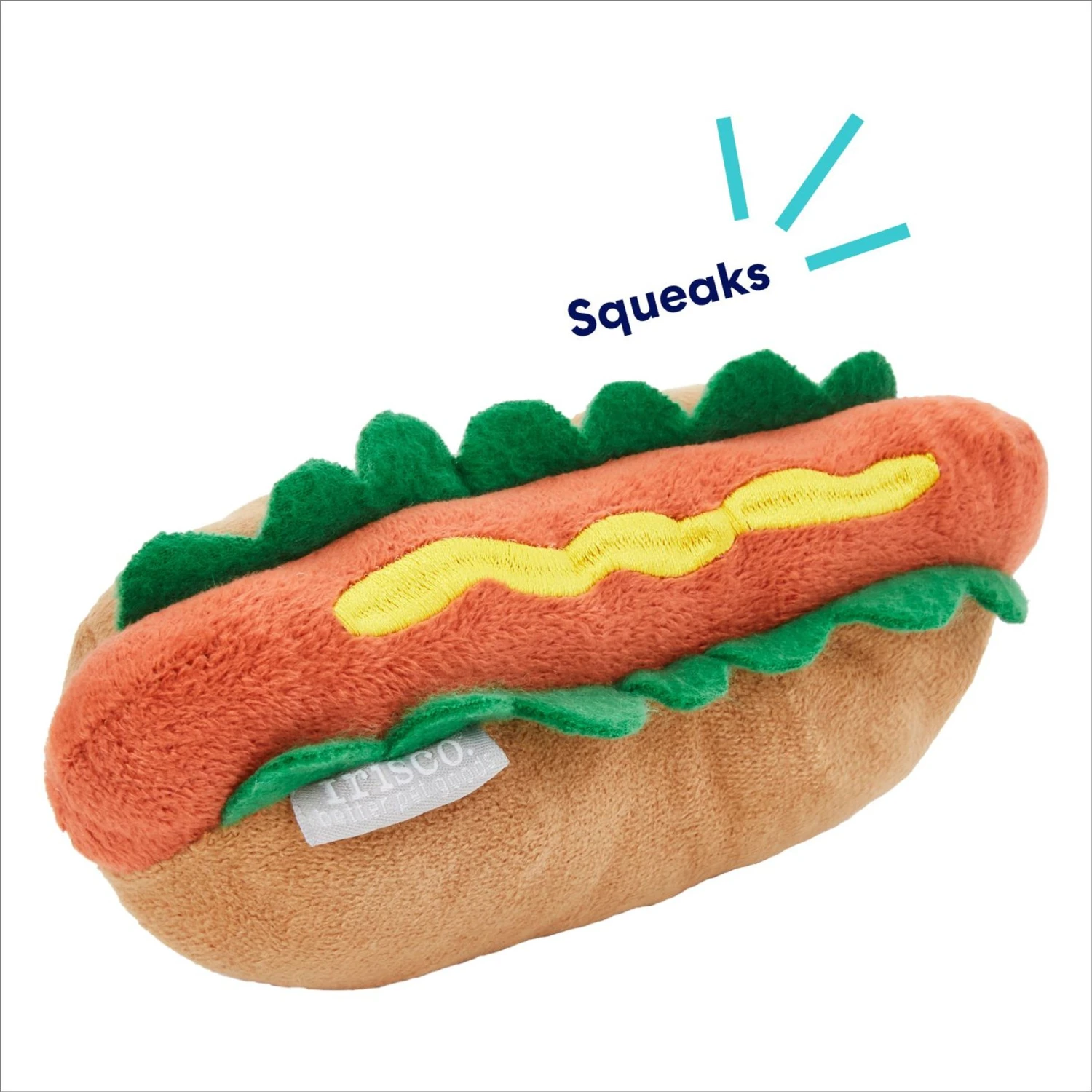 Frisco Hotdog Plush Squeaky Dog Toy 5 Frisco Hotdog Plush Squeaky Dog Toy - Image 3