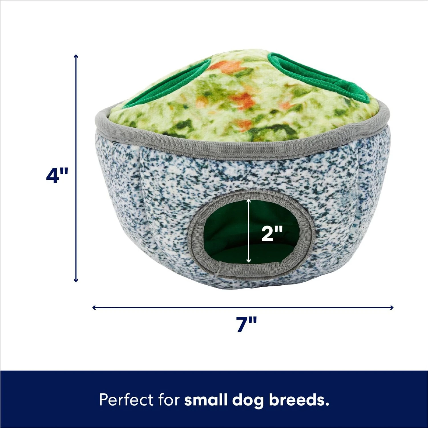 Frisco Guacamole Hide & Seek Puzzle Plush Squeaky Dog Toy 5 Frisco Guacamole Hide & Seek Puzzle Plush Squeaky Dog Toy - Image 3