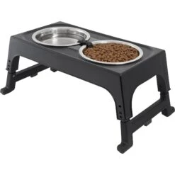 Frisco Stainless Steel Bowls With Adjustable Elevated Holder 9 Frisco Stainless Steel Bowls With Adjustable Elevated Holder -Frisco 216015 PT2. AC SS1800 V1591020383