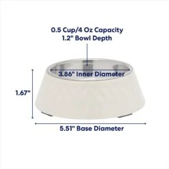 Frisco Hammered Melamine Stainless Steel Dog Bowl -Frisco 232083 PT1. AC SS1800 V1692728246