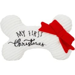 Frisco Holiday My First Christmas Bone Plush Squeaky Dog Toy 11 Frisco Holiday My First Christmas Bone Plush Squeaky Dog Toy -Frisco 233166 PT3. AC SS1800 V1600707130