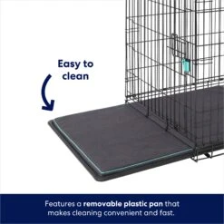 Frisco Heavy Duty Enhanced Lock Double Door Fold & Carry Wire Dog Crate & Mat Kit 13 Frisco Heavy Duty Enhanced Lock Double Door Fold & Carry Wire Dog Crate & Mat Kit -Frisco 233736 PT4. AC SS1800 V1671661416