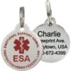 Frisco Emotional Support Animal Personalized Dog & Cat ID Tag, Round Shape -Frisco 233749 main. AC SS1800 V1588082162