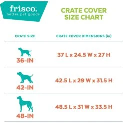Frisco Crate Cover, Gray -Frisco 234096 PT1. AC SS1800 V1604418407