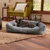Frisco Rectangular Personalized Bolster Dog Bed W/Removable Cover 1 Frisco Rectangular Personalized Bolster Dog Bed W/Removable Cover -Frisco 234946 MAIN. AC SS1800 V1600207381