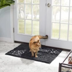 Frisco Microfiber Chenille Paw Print Doormat -Frisco 235886 PT4. AC SS1800 V1606833847