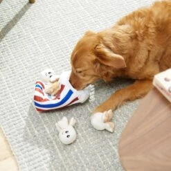 Frisco Zoomies & Chill Popcorn Hide & Seek Puzzle Plush Squeaky Dog Toy -Frisco 241679 PT6. AC SS1800 V1610756768