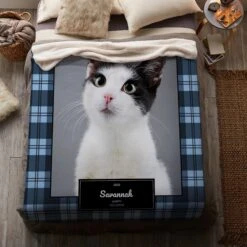 Frisco Plaid Sherpa Fleece Personalized Blanket -Frisco 249395 PT4. AC SS1800 V1610774279