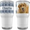 Frisco Double Walled Boho Damask Personalized Tumbler, 30-oz Cup -Frisco 250749 MAIN. AC SS1800 V1606680437