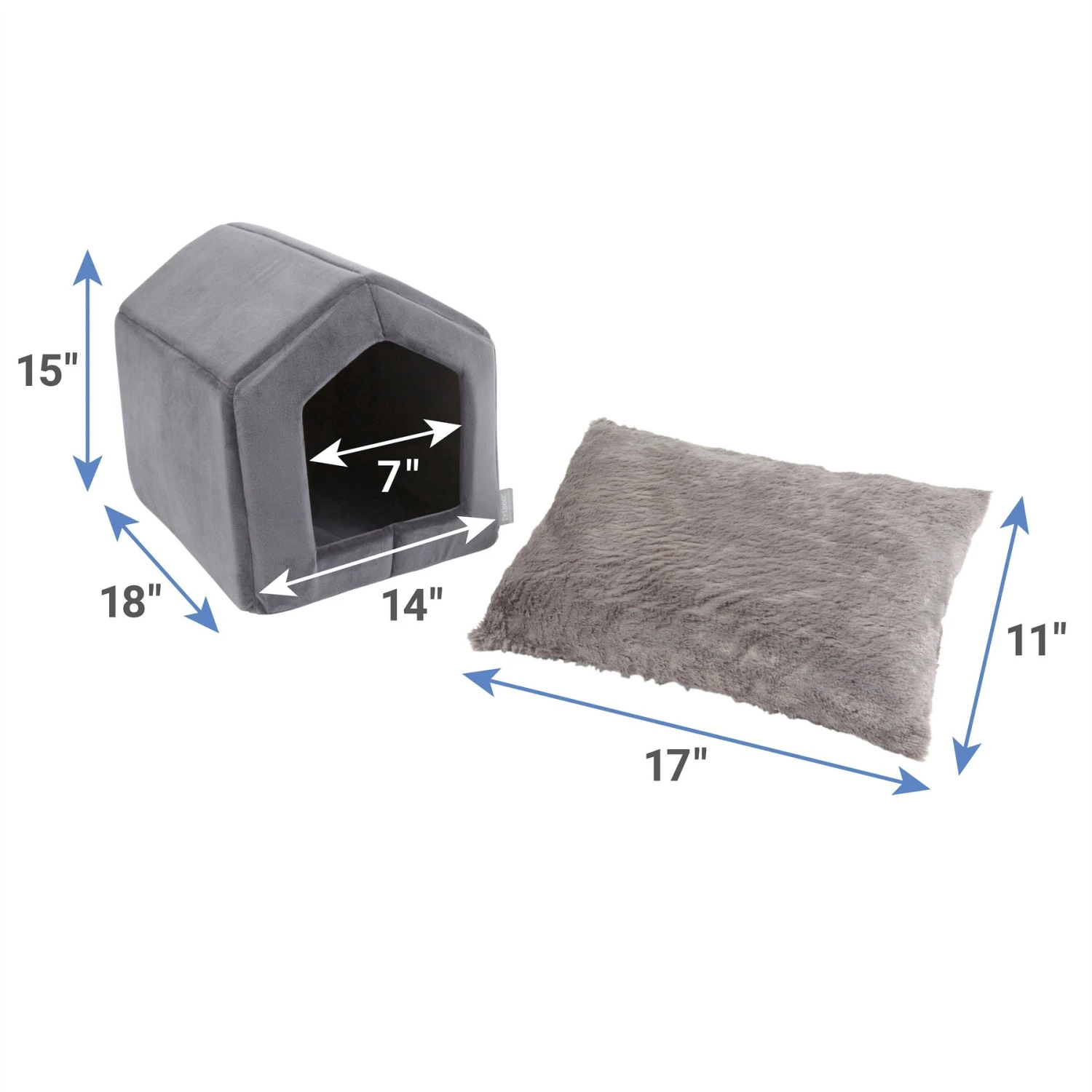 Frisco House Cave Cat & Dog Covered Bed 4 Frisco House Cave Cat & Dog Covered Bed - Image 2