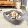 Frisco Rectangular Personalized Bolster Dog Bed W/Removable Cover, Dark Gray, X-Large 2 Frisco Rectangular Personalized Bolster Dog Bed W/Removable Cover, Dark Gray, X-Large -Frisco 252611 MAIN. AC SS1800 V1604499112