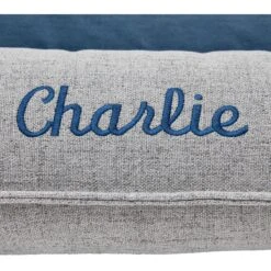 Frisco Orthopedic Personalized Bolster Dog Bed W/Removable Cover, Harbour Blue, Large 13 Frisco Orthopedic Personalized Bolster Dog Bed W/Removable Cover, Harbour Blue, Large -Frisco 252617 PT4. AC SS1800 V1604500649