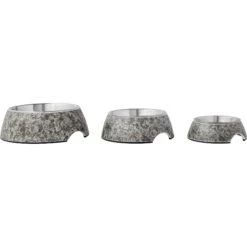 Frisco Black Marble Design Stainless Steel Dog & Cat Bowl -Frisco 253048 PT6. AC SS1800 V1616526399