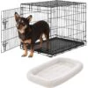 Frisco Heavy Duty Fold & Carry Single Door Collapsible Wire Dog Crate & Frisco Quilted Dog Crate Mat 2 Frisco Heavy Duty Fold & Carry Single Door Collapsible Wire Dog Crate & Frisco Quilted Dog Crate Mat -Frisco 255551 MAIN. AC SS1800 V1604096525