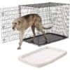 Frisco Heavy Duty Single Door Wire Dog Crate & Frisco Quilted Dog Crate Mat -Frisco 255633 MAIN. AC SS1800 V1604147197