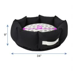 Frisco Indoor/Outdoor Deep Dish Cuddler Bolster Cat & Dog Bed -Frisco 262150 PT1. AC SS1800 V1619643872