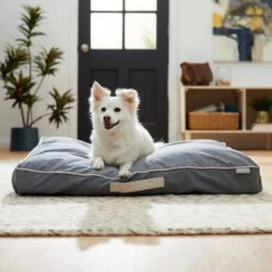Frisco 39 Frisco Chambray Pillow Dog Bed W/Removable Cover