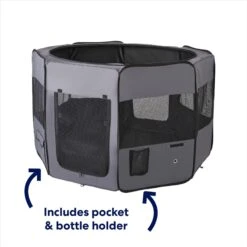 Frisco Soft-Sided Dog, Cat & Small Pet Exercise Playpen -Frisco 277929 PT3. AC SS1800 V1667227657