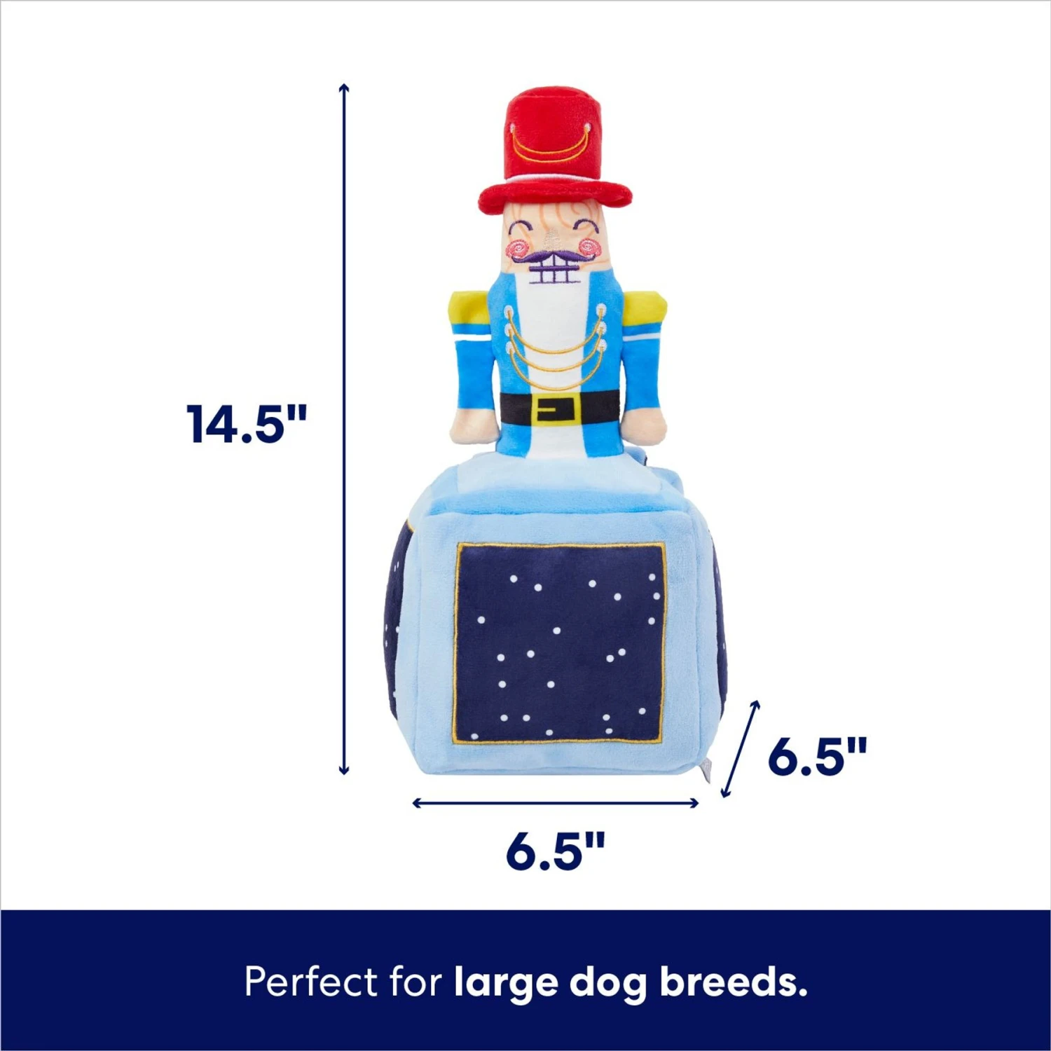 Frisco Nutcracker-in-a-Box Plush Squeaky Dog Toy 4 Frisco Nutcracker-in-a-Box Plush Squeaky Dog Toy - Image 2