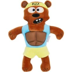 Frisco Fitness Bear Reversible Plush Squeaky Dog Toy -Frisco 288897 PT2. AC SS1800 V1638287961