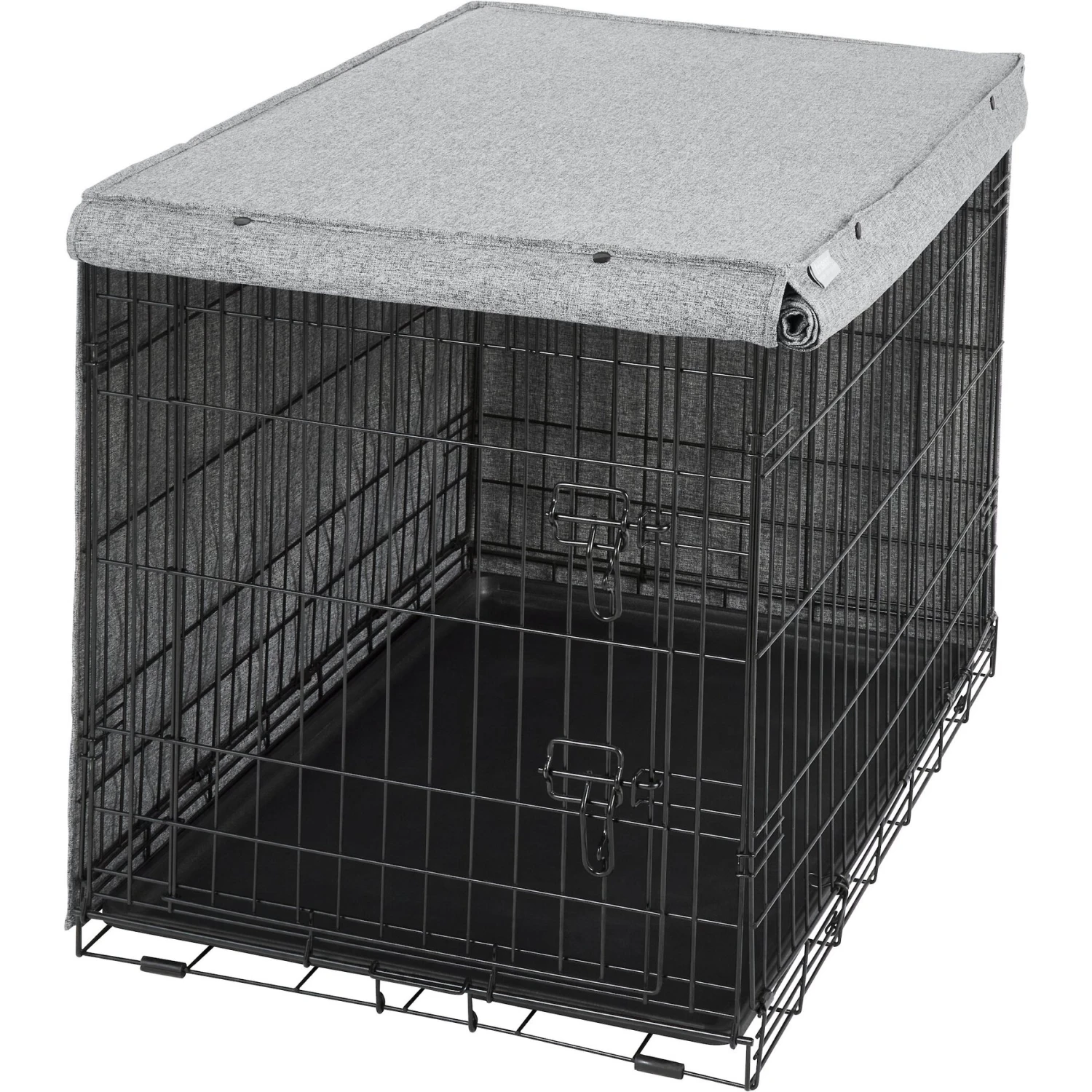Frisco Faux Linen Dog Crate Cover 7 Frisco Faux Linen Dog Crate Cover - Image 5