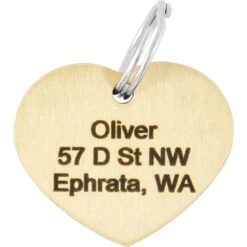 Frisco Brass Personalized Dog & Cat ID Tag, Heart 9 Frisco Brass Personalized Dog & Cat ID Tag, Heart -Frisco 296197 PT4. AC SS1800 V1628186527