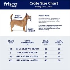 Frisco Heavy Duty Enhanced Lock Sliding Double Door Fold & Carry Wire Dog Crate & Mat Kit, 54 Inch -Frisco 297463 PT2. AC SS1800 V1633114604