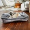 Frisco Herringbone Cuffed Cuddler Dog & Cat Bed 2 Frisco Herringbone Cuffed Cuddler Dog & Cat Bed -Frisco 299434 MAIN. AC SS1800 V1638288338