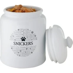 Frisco Ceramic Paw Personalized Treat Jar, 13 Cup, 104oz -Frisco 301183 PT3. AC SS1800 V1630552006