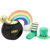 Frisco St. Patrick's Pot Of Gold Hide & Seek Puzzle Plush Squeaky Dog Toy -Frisco 303130 MAIN. AC SS1800 V1641230381