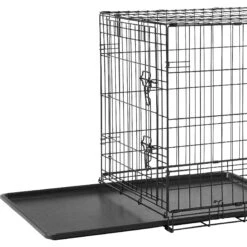 Frisco Fold & Carry Single Door Collapsible Wire Dog Crate & Frisco Premium Extra Large Printed Dog Training & Potty Pads -Frisco 303438 PT1. AC SS1800 V1623040670