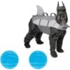 Frisco Shark Dog Life Jacket & Frisco Foam Rubber Floating Fetch Ball No Squeak Dog Toy -Frisco 303590 MAIN. AC SS1800 V1623034354