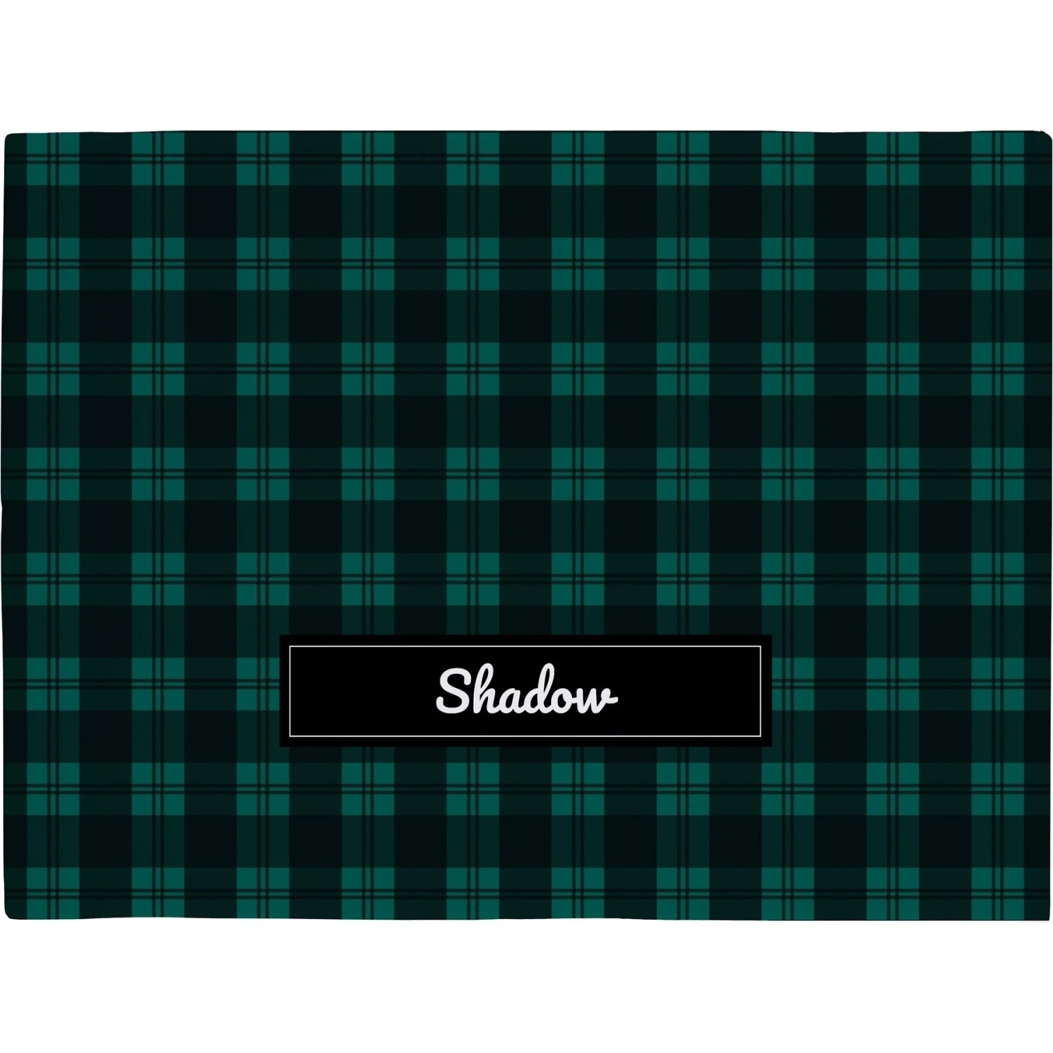 Frisco Personalized Plaid Soft Fleece Cat & Dog Blanket, 30" X 40" 3 Frisco Personalized Plaid Soft Fleece Cat & Dog Blanket, 30" X 40"