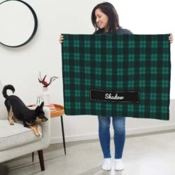 Frisco Personalized Plaid Soft Fleece Cat & Dog Blanket, 30" X 40" 13 Frisco Personalized Plaid Soft Fleece Cat & Dog Blanket, 30" X 40" -Frisco 303999 PT5. AC SS1800 V1637610115