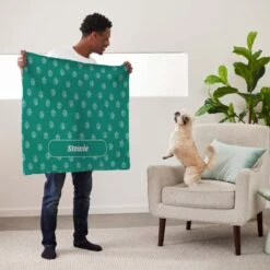 Frisco Personalized Paws Soft Fleece Cat & Dog Blanket, 30" X 40" -Frisco 304007 PT5. AC SS1800 V1637610099