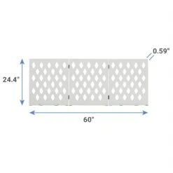 Frisco Deco Diamond Shape 3-Panel Dog Gate -Frisco 305154 PT1. AC SS1800 V1639587163