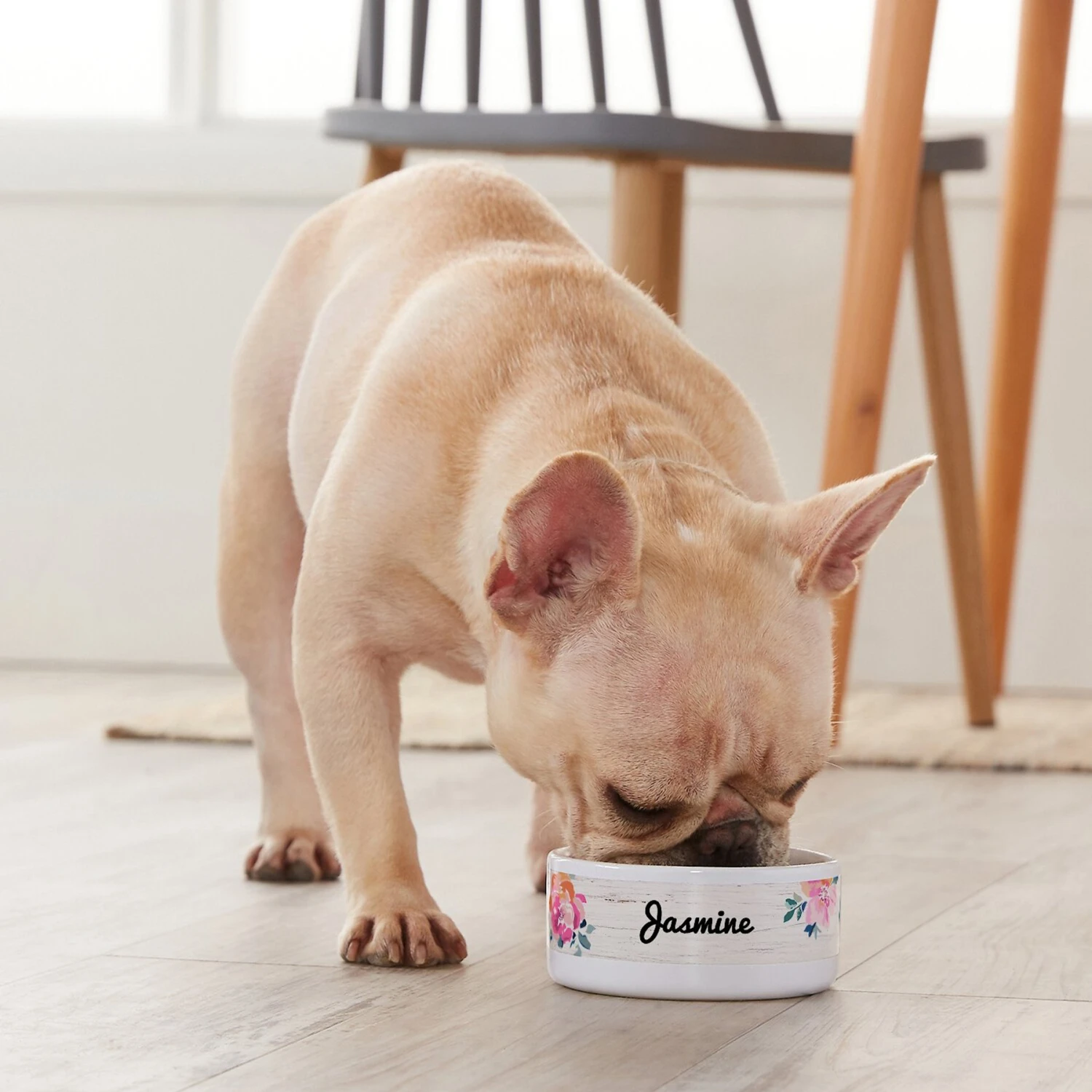 Frisco Personalized Rustic Ceramic Dog & Cat Bowl 6 Frisco Personalized Rustic Ceramic Dog & Cat Bowl - Image 4