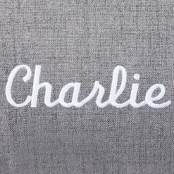 Frisco Personalized Knife Edge Bed, Dark Grey Linen, Large 8 Frisco Personalized Knife Edge Bed, Dark Grey Linen, Large -Frisco 311762 PT3. AC SS1800 V1630593996