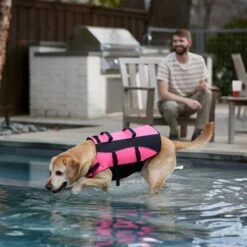 Frisco Ripstop Dog Life Jacket, Pink -Frisco 312380 PT8. AC SS1800 V1649275938