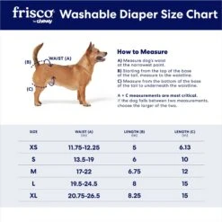 Frisco Washable Female Diaper -Frisco 315702 PT1. AC SS1800 V1675187756