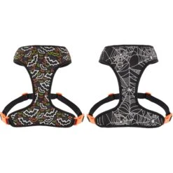 Frisco Halloween Over-The-Head Reflective Bat Wing Vest Harness