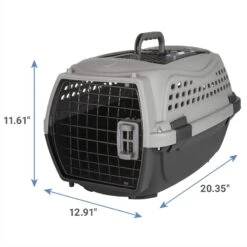 Frisco Two Door Plastic Dog & Cat Kennel -Frisco 354392 PT2. AC SS1800 V1657657123